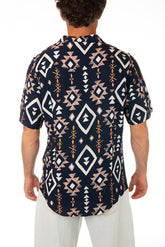 MAGLIA CAMICIA UOMO  BLU MBWL UXMALNAVY TOOCO